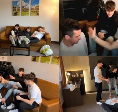 Three findom boys abuse of their sub