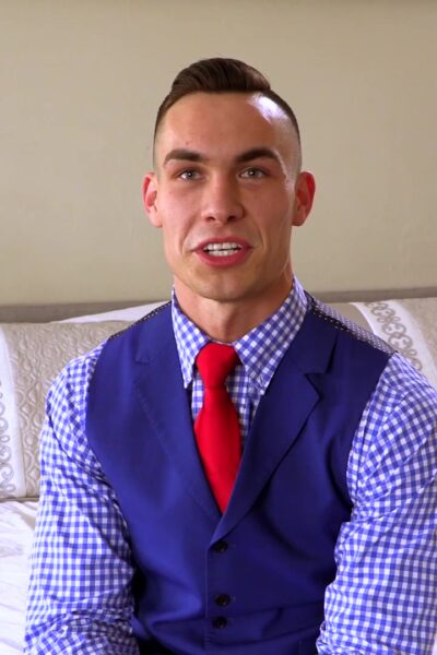 Three piece suit travis youth jerks off