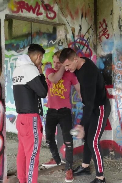 Taking turns in a raw jock fuckhole