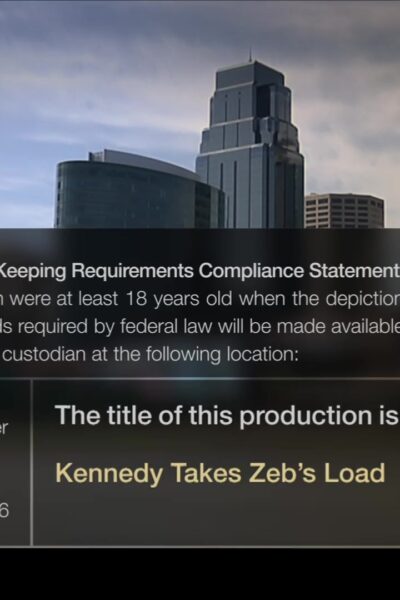 Kennedy takes zeb’s load